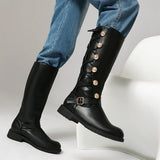 Comfy Large Size Retro Mid-Calf Boots