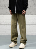 Retro Washed Casual Denim Pants