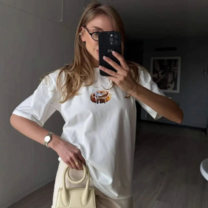 High Quality Printed Y2K Loose T-Shirt