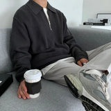 Vintage Knitted Zip-up Sweater