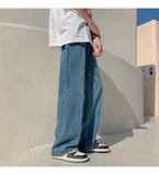 Baggy Solid Wide-leg Jeans