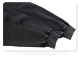 Retro Black Oversized Hoodie