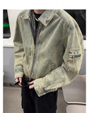 Retro American Style Washed Denim Jacket