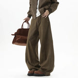 Korean Stylish Deconstruction Wide Leg Pants
