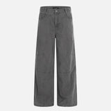 American Style Solid Color Cotton Cargo Pants