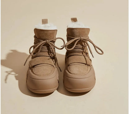 Warm Winter Suede Snow Boot