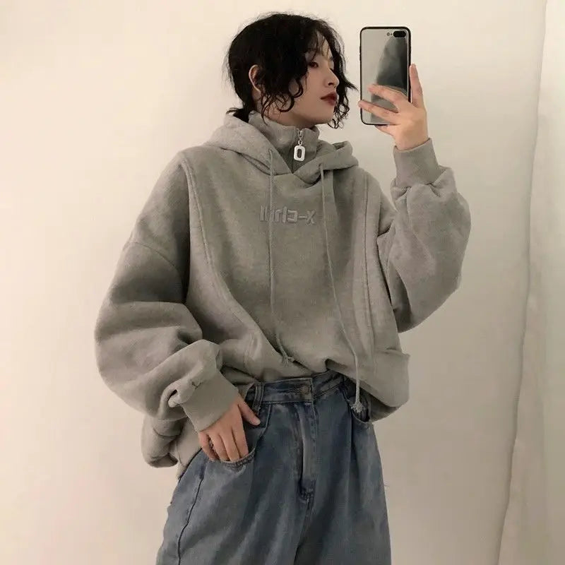 Thick Velvet Cool Winter Hoodie
