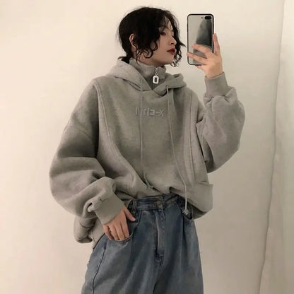 Thick Velvet Cool Winter Hoodie