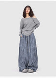 Smog Blue Wasteland Ripped Jazz Pants