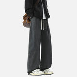 Mirrordust Trendy Loose Wide Leg Pants