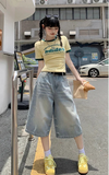 Retro Wide Leg Baggy Denim Jorts