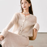 Winter Cozy Vibes Elegant Knitting Cardigan