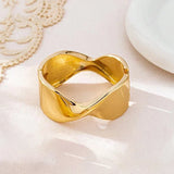 Bold Gold Geometric Statement Bracelet