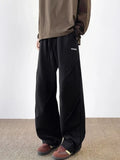Vintage Straight Leg Pleated Sweatpants