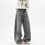 Vintage American Style Hip Hop Denim Wide Leg Jeans