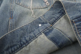 Embroidery Butterfly Denim Jacket