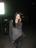 Vintage Halter Autumn Long Sleeve T-Shirt
