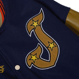 Vintage Embroidery Varsity Jacket