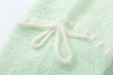 Y2K Pastel Chic Butterfly Knit Sweater