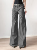 Vintage Grey Loose Fit Cargo Jeans
