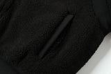 Soft Fleece Black Puffer Hooded Jacket