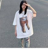 Emo Vintage Blinding Thoughts T-shirt