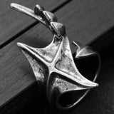 Vintage Irregular Geometric Open Ring