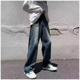 Essential Y2K Washed Wide Leg Denim Jeans