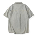 Vintage Retro Lightweight Casual Loose Denim Shirt