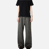 Retro Business Casual Straight Leg Pants