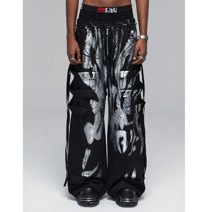 Darkwear Spray Paint Design Pocket Pants