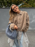 Winter Y2K Loose Suede Zip-Up Thick Jacket