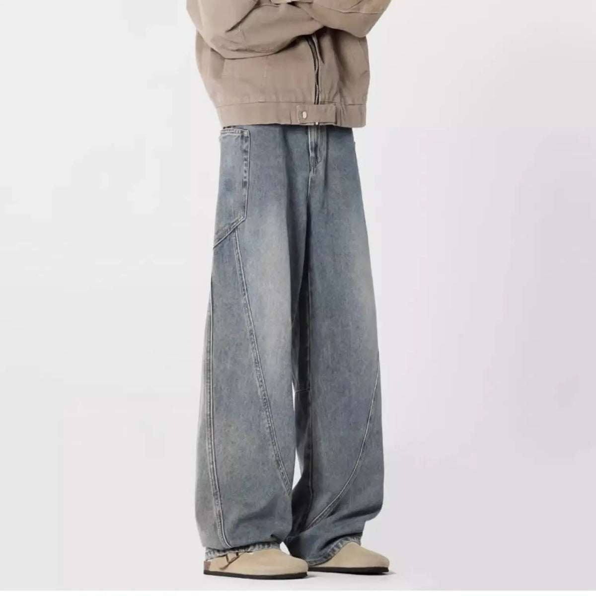 Trendy Loose Straight Jeans