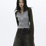 Versa Knits High-Collar Sweater