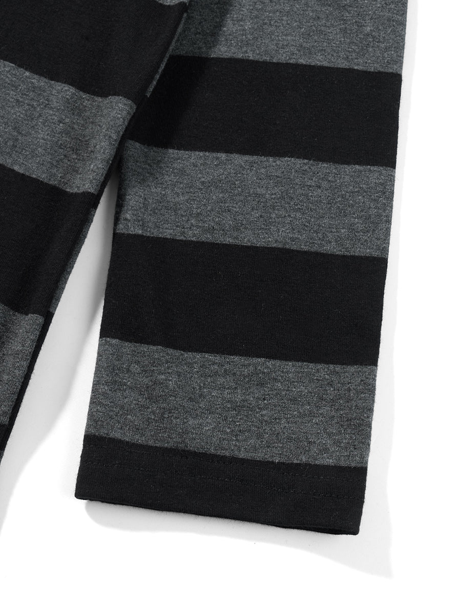 Y2K Striped Artisan's Craft T-Shirt