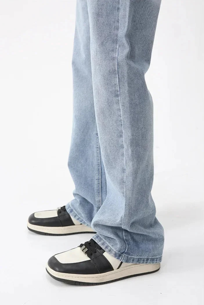 High Waist Flare Denim Pants Jeans
