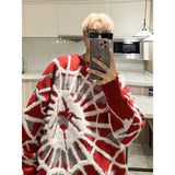 Spider Lazy Style Knitted Sweater