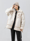 Heating Fur Leather Jacket