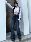 Distressed Retro Loose Denim Jeans