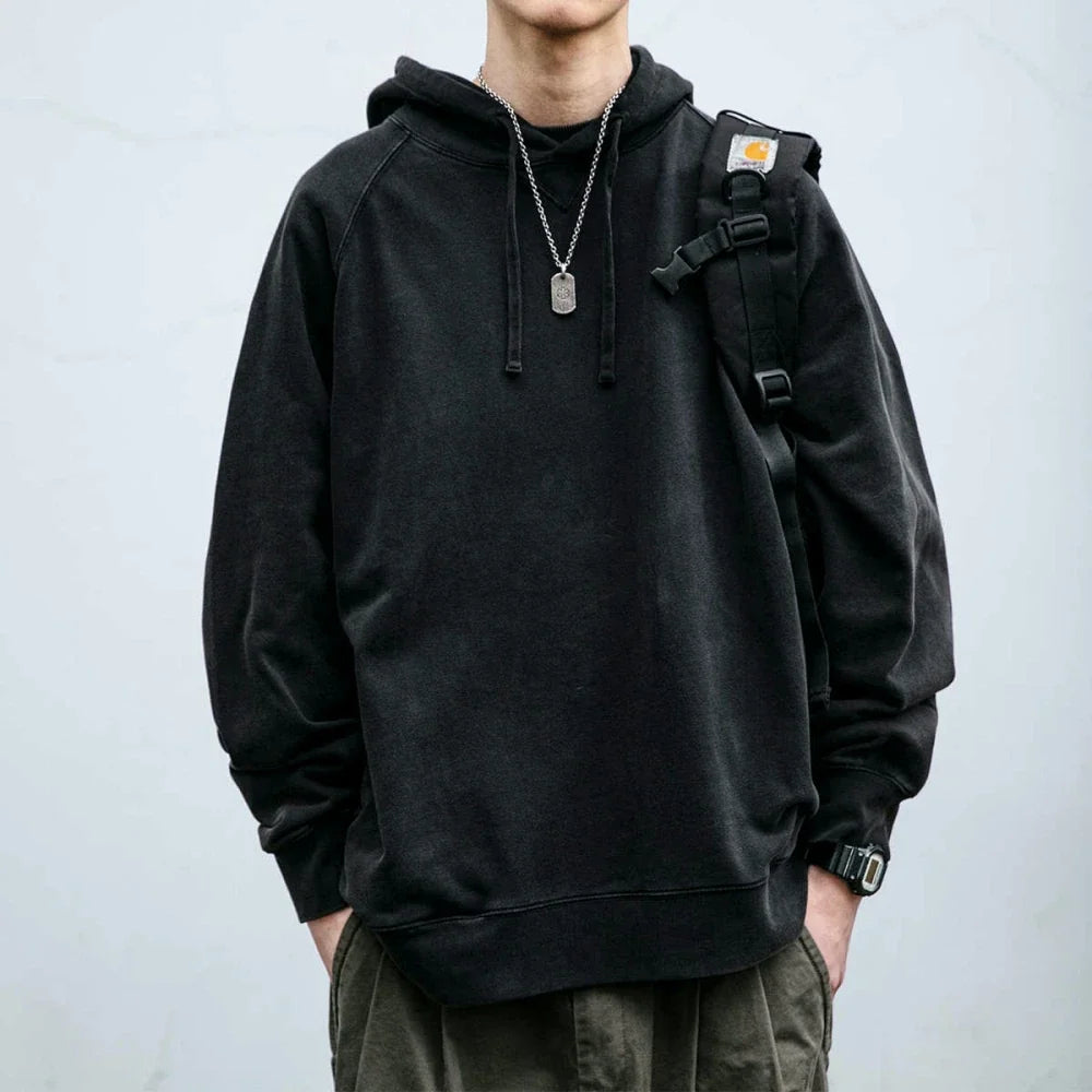 Trendy High-End Washed Japanese Hoodie