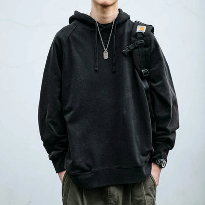 Trendy High-End Washed Japanese Hoodie