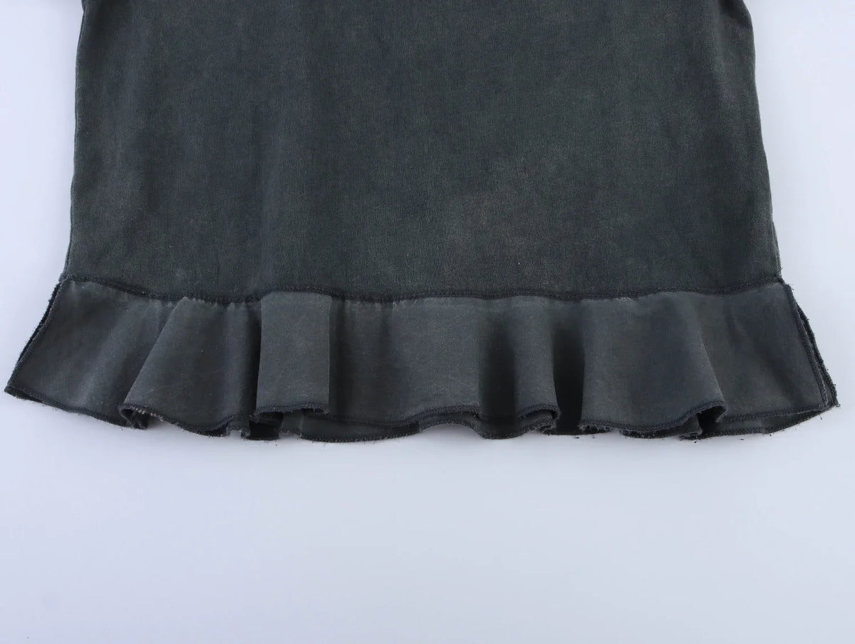 Spring Korean Double Layers Women's Sweatshirt