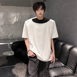Versatile Stylish Color Contrast Short Sleeve T-Shirt