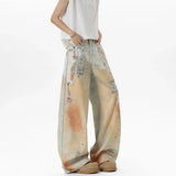 Trendsetter Retro Loose Graphic Denim Jeans