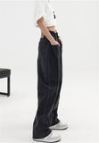Black Baggy Women's High Waist Denim Pants