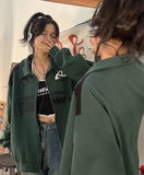 Vintage Zip-Up Women's Sweatshirt