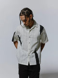 Men Retro Plaid Loose Comfort Lapel Shirt