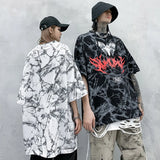 Y2K Streetwear Dark Oversize Hip Hop T-Shirt
