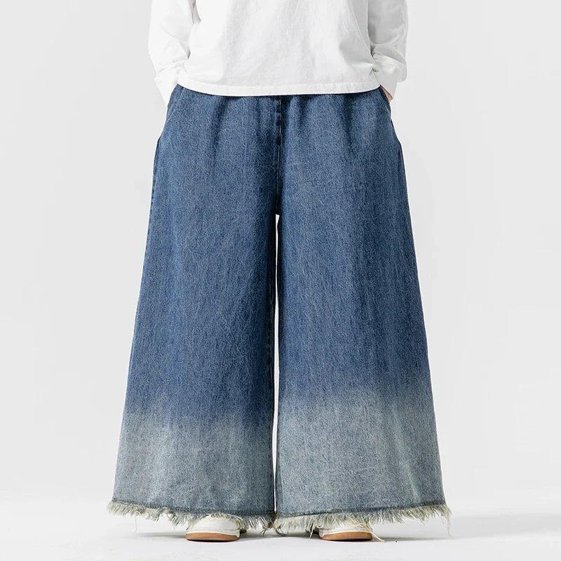 Cozy Oversized Wide Leg Denim Jeans