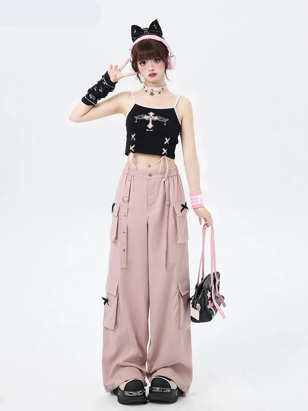 Sweet Cool High Waist Cargo Pants